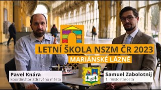 [pozvánka] Letní Škola Zdravých měst 2023 - Mariánské Lázně