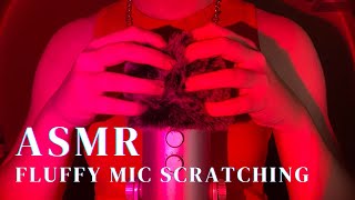 ASMR | 1 Hour of Fluffy Mic Scratching - Tingly Brain Massage (No Talking)