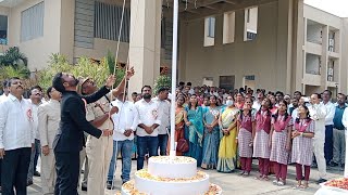 Jagtial DIST Collector SATTYA PRASAD IAS HOSTED NATIONAL FLAG AT  IDOC ON 78 INDEPENDENCE DAY