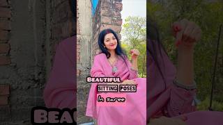 Beautiful sitting poses in saree/sitting poses/RADHA RAJVANSHI ❤️/#viral #ytshorts #shorts #trending