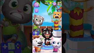 Everyone is surprised to see  That tom has become a zombie🙀| My talking tom 2 #shorts #viral