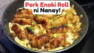 RECIPE FOR IMMUNITY: Pork Enoki Roll! Food Hug: The Fam Vlog