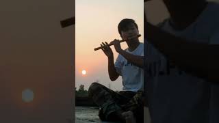 Alo Amr Alo Ogo Alo Bhubon Bhora | Flute Cover #flute #instrumentalmusic #music #shorts