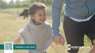 Cornerstone Wellness Kids Video 30s MomentsURL QR v4