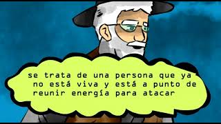 cap 5 serie animada animacion vore caricatura comic clásico dibujo a mano religiosa Dios Torah texto