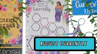 SETTING UP MY AUGUST CURRENTLY  | PLAN WITH ME