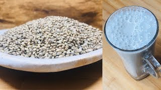 Hemp Milk/ Recipe/how to make it.