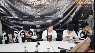 IG Press Interview: The Manila Masters 2017