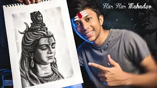 Drawing Lord Shiva | Savan Special 🙏🏻