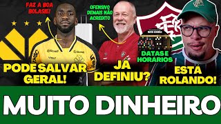 🚨É MUITO DINHEIRO, BOLASIE PODE FAZER A BOA PARA O FLUMINENSE, MANO JÁ ESCALOU, E MAIS