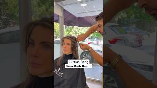 CURTİAN BANG KURU KATLI SAÇ KESİMİ #saçkesimi #haircut #sacmodelleri