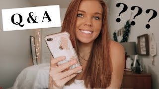 Q&A: college advice, summer travels, future plans!