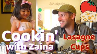 Cookin with Zaina - Lasagna Cups