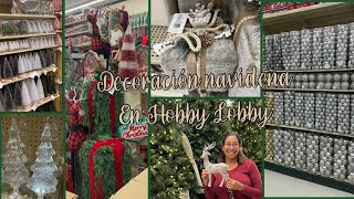 Decoración Navideña en Hobby Lobby 🎄