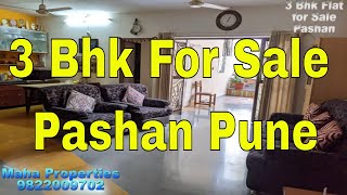 3 Bhk Flat for sale at Pashan Pune. Call 9822009702