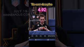 The new champion | Tymon Kolasinski #rubikscube #cubing #rubik #shorts