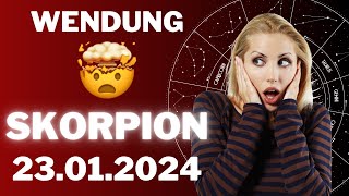 SKORPION ♏️⭐️ INTERESSANTE WENDUNG? 🥰 Horoskop - 23.Januar 2024 #skorpion #tarot