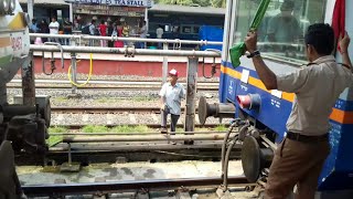 WDP 4D coupling with 12052/Madgaon - Dadar Jan Shatabdi Express at madgaon station