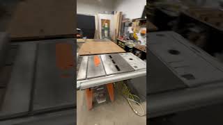 Dueling table saw set up