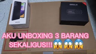 AKU UNBOXING LAPTOP ACER ASPIRE 3, SAMSUNG A52 DAN DASHCAM MOLA N3 GUYSSS!!!!   #unboxing