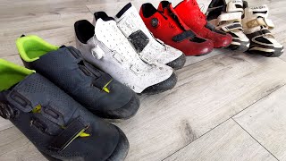 Cycling shoes review - SPD shoes: road and mtb