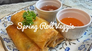 A must try VEGGIE SPRING ROLLS | How to make VEGGIE SPRING ROLLS or LUMPIANG GULAY