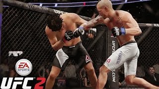 Gilbert Melendez -Vs- Dustin Poirier ☆EA SPORT UFC 2☆