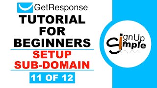 Linking A Subdomain To A Landing Page In GetResponse