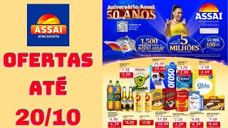 ASSAÍ ATACADISTA OFERTAS ATÉ 20/10/2024 FOLHETO ANIVERSÁRIO ASSAÍ SP