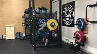 1/29/18 Squat 305x4 @8- ws 5/5