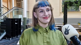 Aiko ("Pedestal") | Interview after the first rehearsal | Eurovision Song Contest 2024 | Czechia