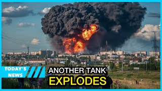 Oil depot in Crimea on fire for fourth day: another tank explodes