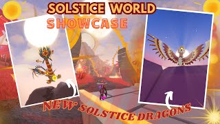 Showcase ☀️ Solstice World and NEW Solstice 🐉🐉 | Dragon Adventures Roblox