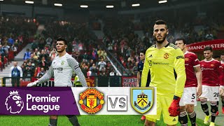 Man United v Burnley - Premier League 2021/22 | PES 2021 Realism Mod Prediction