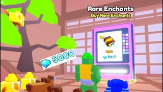 ARE the RARE ENCHANTS WORTH BUYING (5000 diamonds) in roblox pet sim 99 #roblox