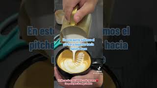 TUTORIAL LATTE ART🔥 1. cisne/swan 🦢 comparte con tu amigo barista para aprender o mejorar su cisne