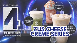 Iced Creme Cheese Caramel Matcha & Creme Cheese Strawberry Frappe by Zus Coffe 💯