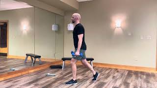 Dumbbell Static Lunge | Strengthen and Tone Your Legs