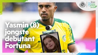 Yasmin (8) kan ondanks taaislijmziekte toch Fortuna SITTARD bezoeken als TEAMGENOOT 💛👏