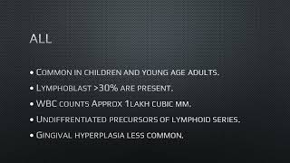 Different Blood Cancers - Leukemia.