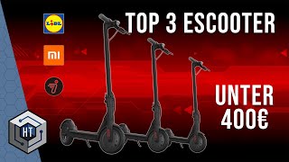 Günstige E-Scooter unter 400 Euro im Test  🏆 Das taugen billige EScooter! (TOP 3 E-Roller 2022)