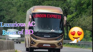 Some luxurious ac buses of bd. Photo view in 2021. Part 1