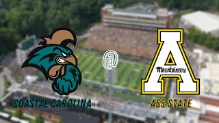 Coastal Carolina @ Appalachian State Football 2023 Vlog