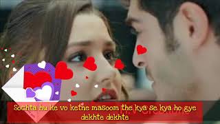 Sochta hu ke vo Kitne masoom the ||Status||love story||