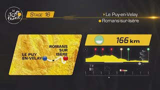 TOUR DE FRANCE 2017 - STAGE 16 | LE PUY-EN-VELAY - ROMANS-SUR-ISÈRE | TOUR DE FRANCE 2017 PS4