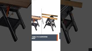 THE BEST WORX PEGASUS 2-in-1 FOLDING WORK TABLE & SAWHORSE | AMAZON FINDS!