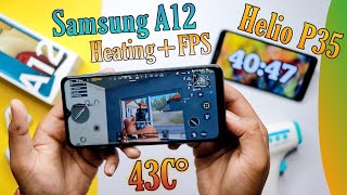 Samsung Galaxy A12 Pubg Test | Gyroscope Available? | Heating, Max Graphics, FPS | MediaTak h P35 🇮🇳