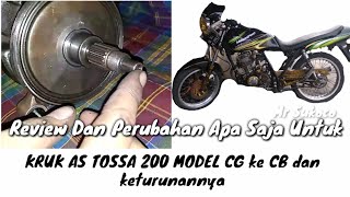 Review Bandul kruk as tossa model CG(non kamprat) dengan CB GL MP TIGER(kamprat)