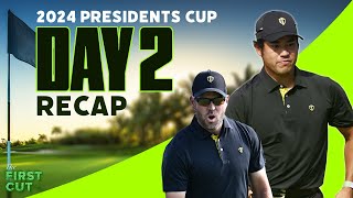 An International Sweep! "It's Game On." - Presidents Cup Day 2 | The First Cut Podcast