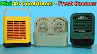 Mini Air Conditioner Fan - Rocking Spray Cool Fan And Humidifier, Fresh Summer | Unboxing & Review